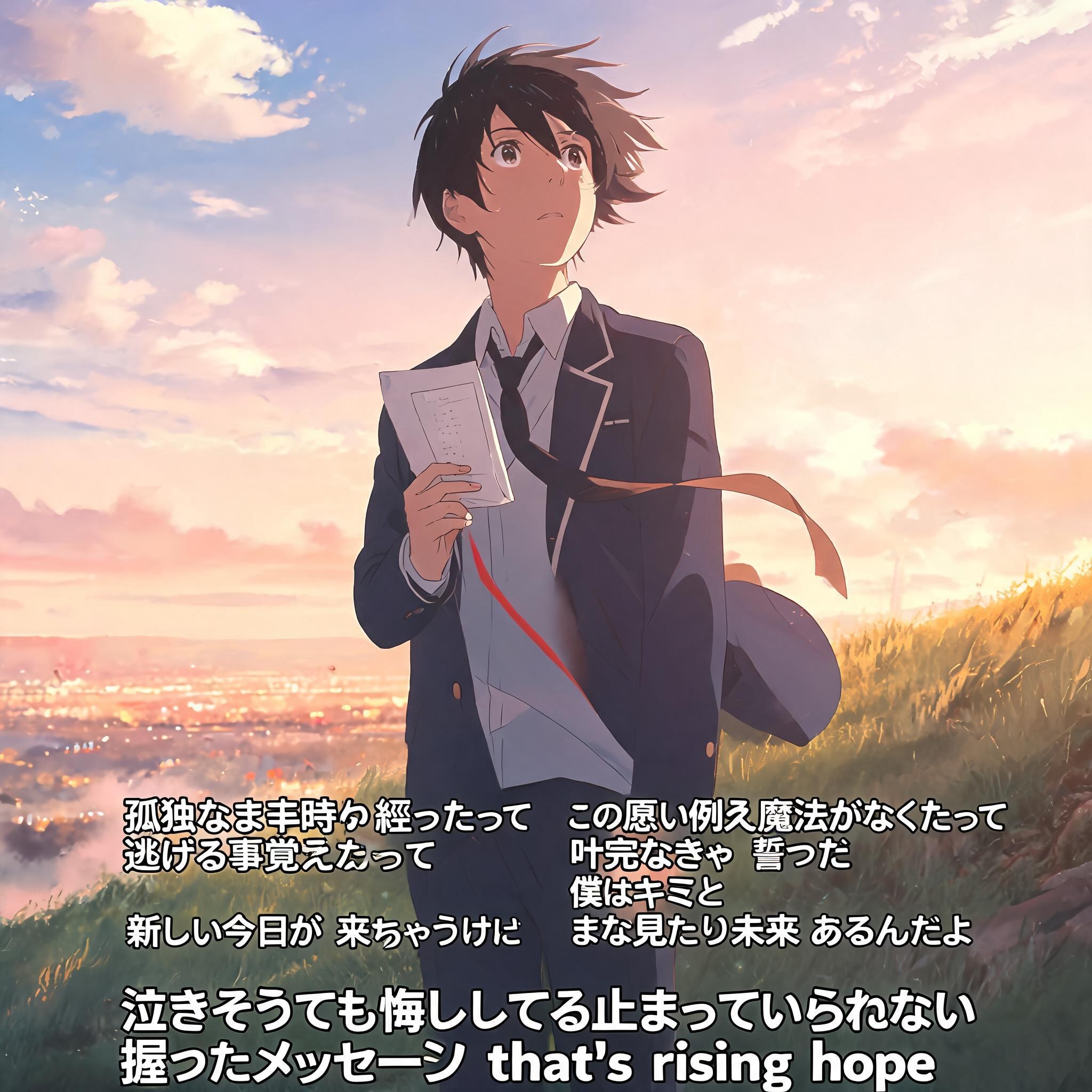 Rising Hope(プロンプト) ⇒ ほしのこえ(結果) | の人気AIイラスト・グラビア