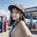 給油中のおポンチョちゃん 7枚目