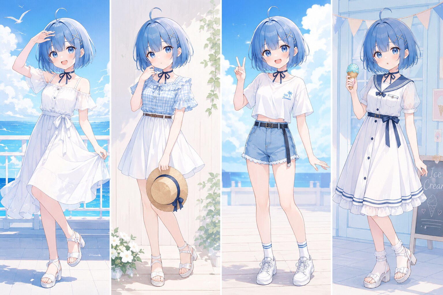 代理ちゃんの夏服コーデ