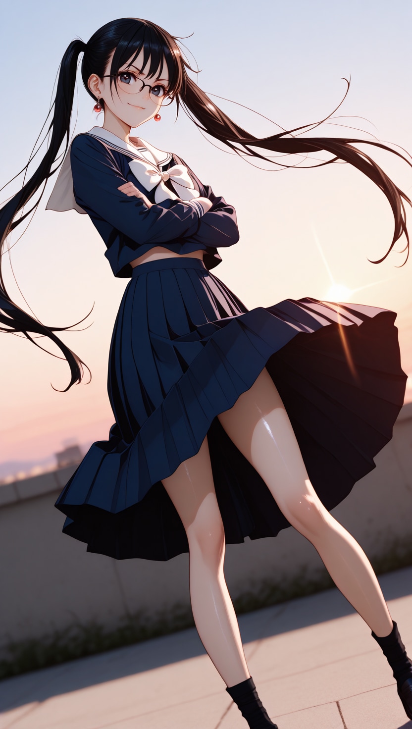 強風注意報 | の人気AIイラスト・グラビア