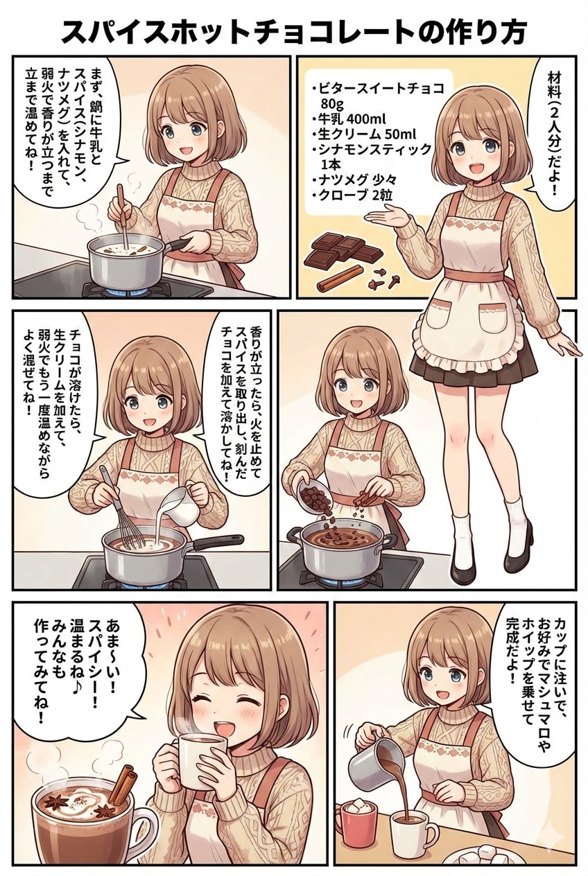スパイスホットチョコレート | の人気AIイラスト・グラビア