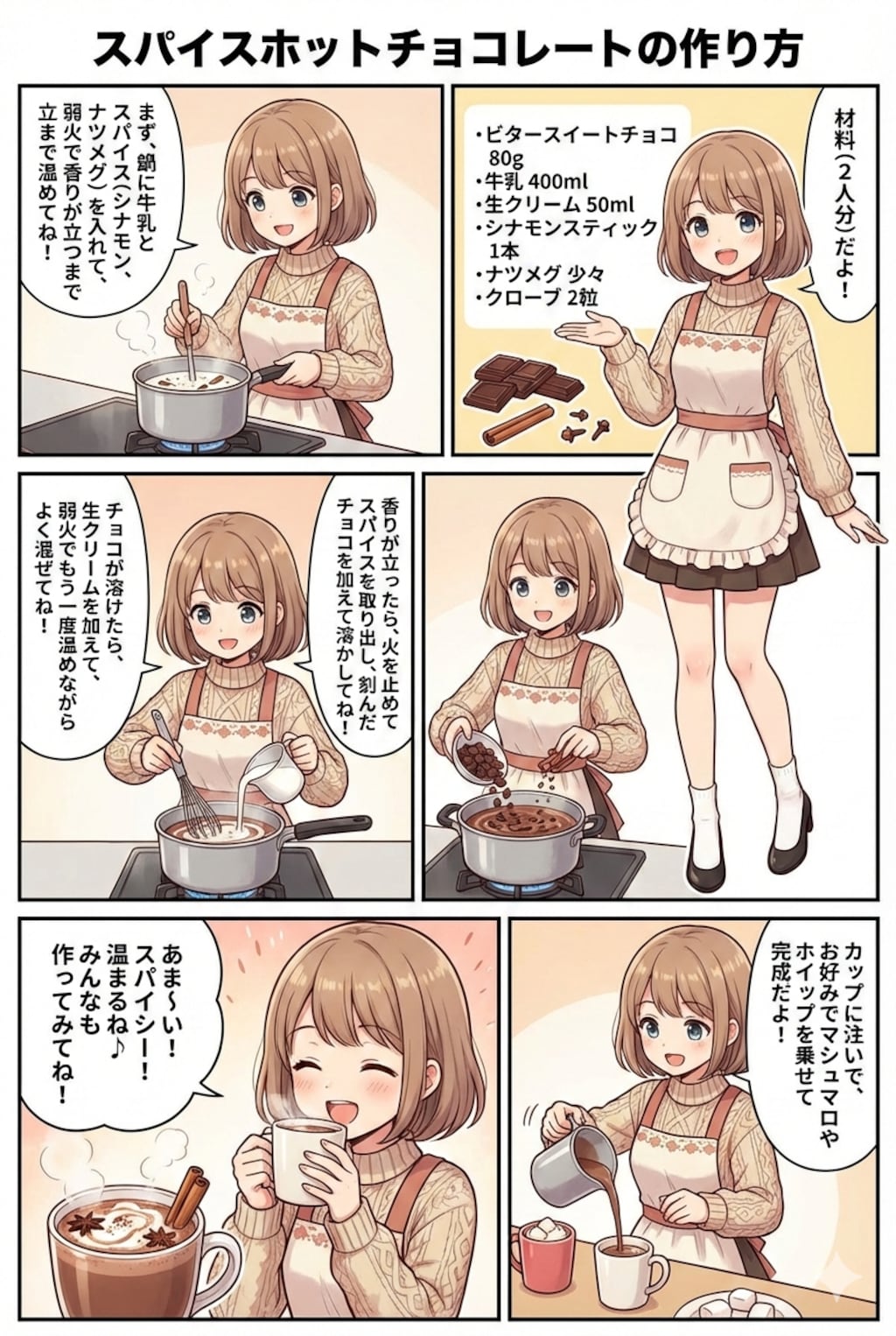 スパイスホットチョコレート