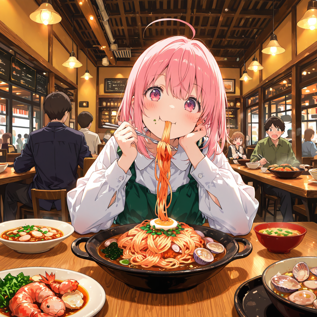 イタリアンバルでシーフードを満喫