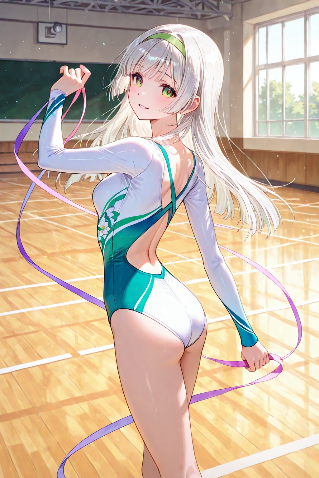 どうも新体操部員です