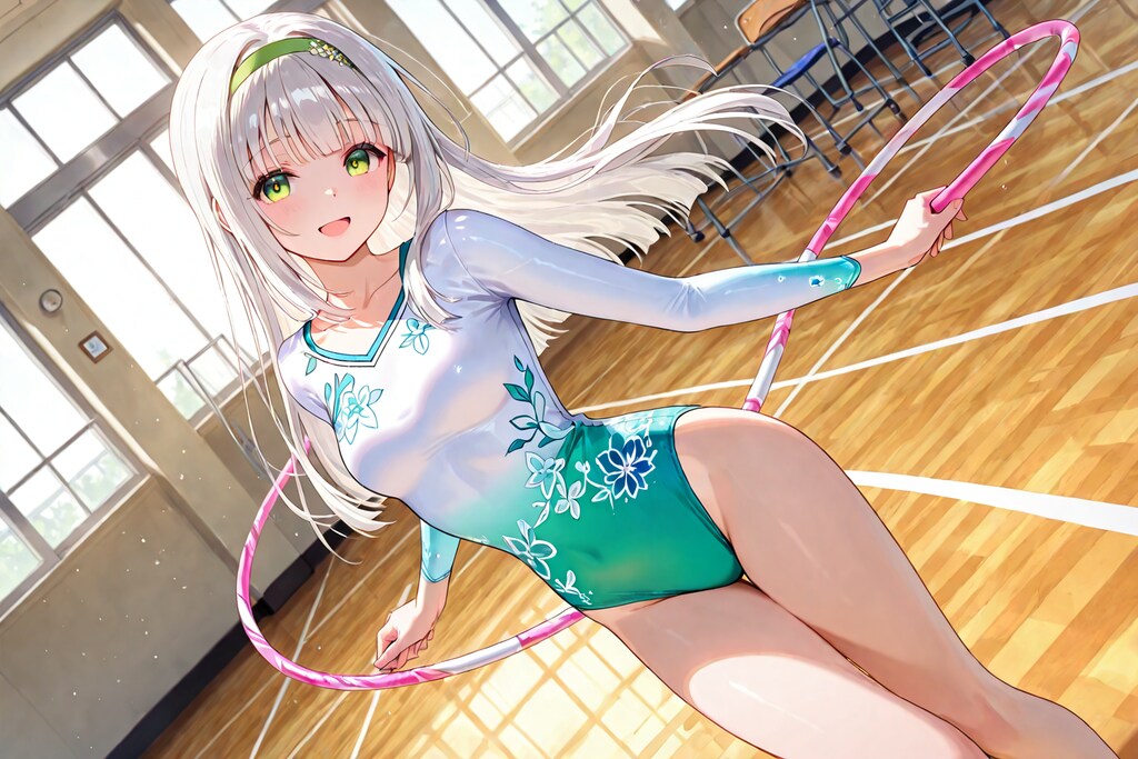 どうも新体操部員です