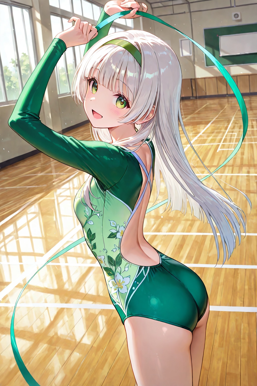 どうも新体操部員です