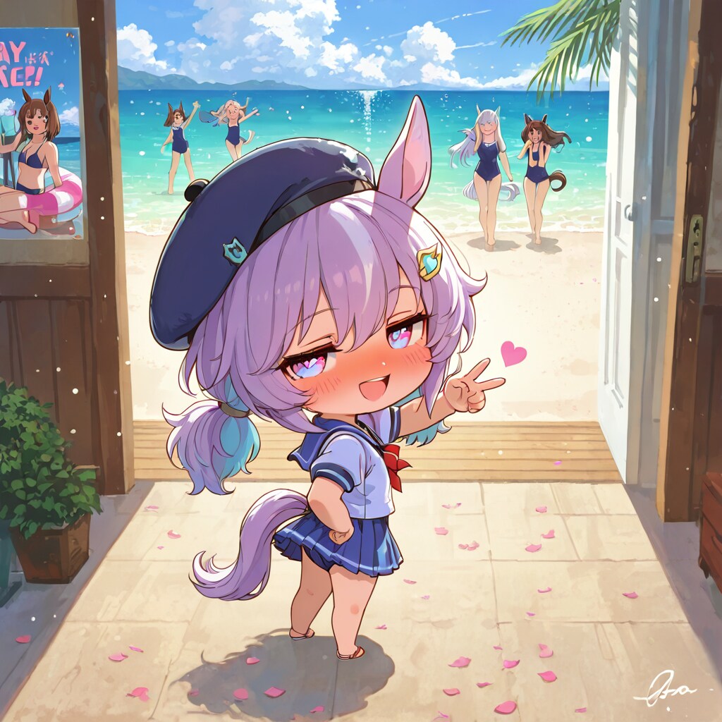 お姉さんが待ってる。