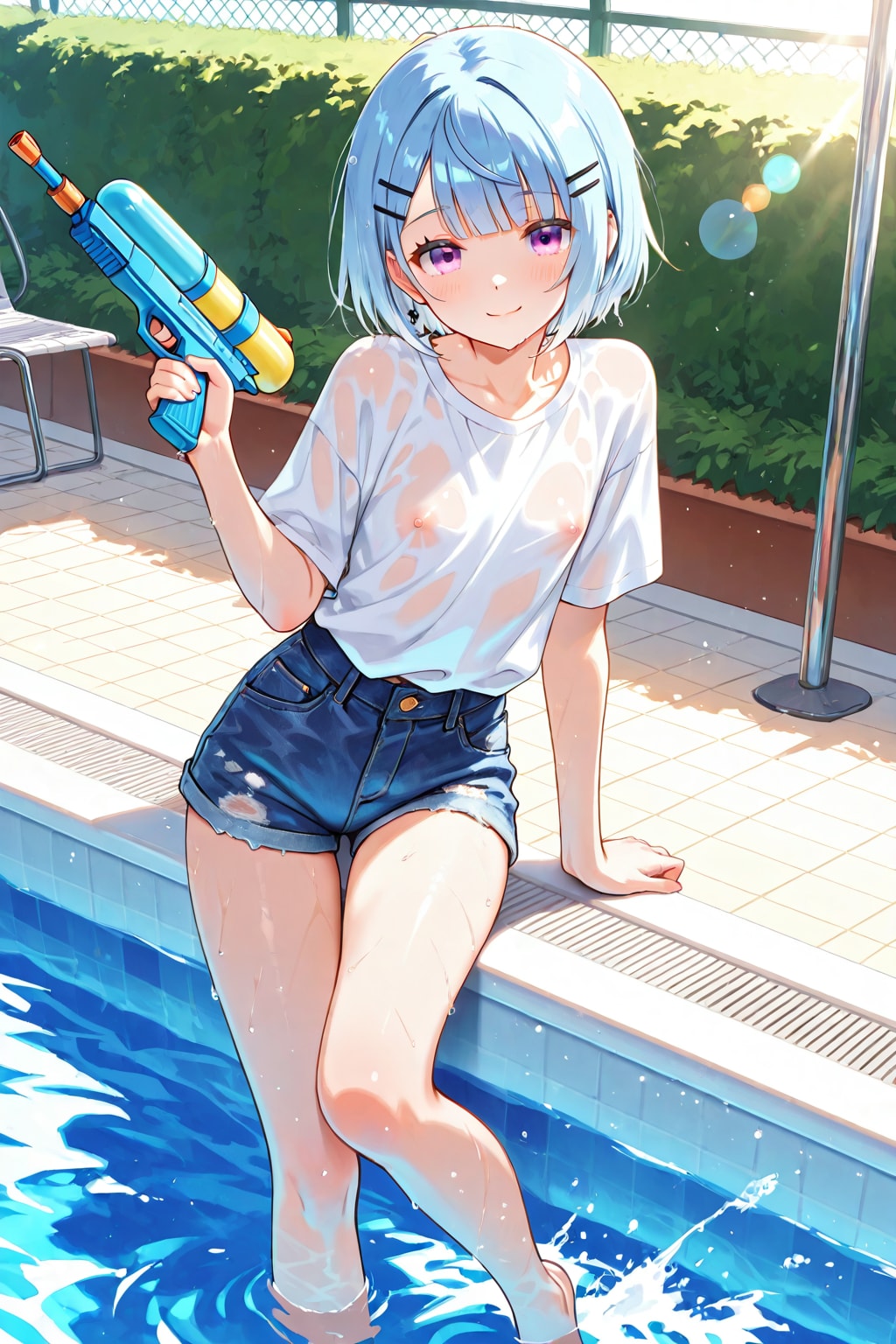 水遊び