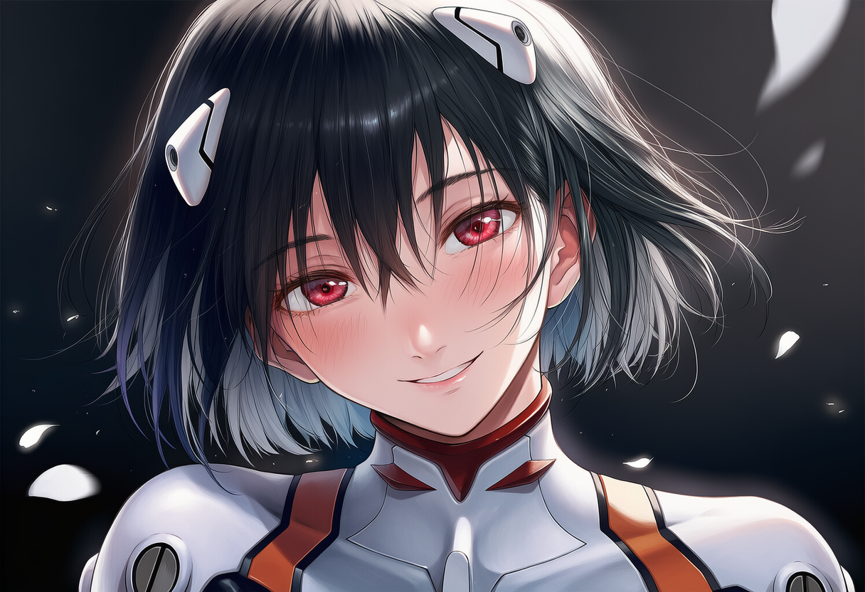 服部先輩、綾波レイのコスプレする | の人気AIイラスト・グラビア