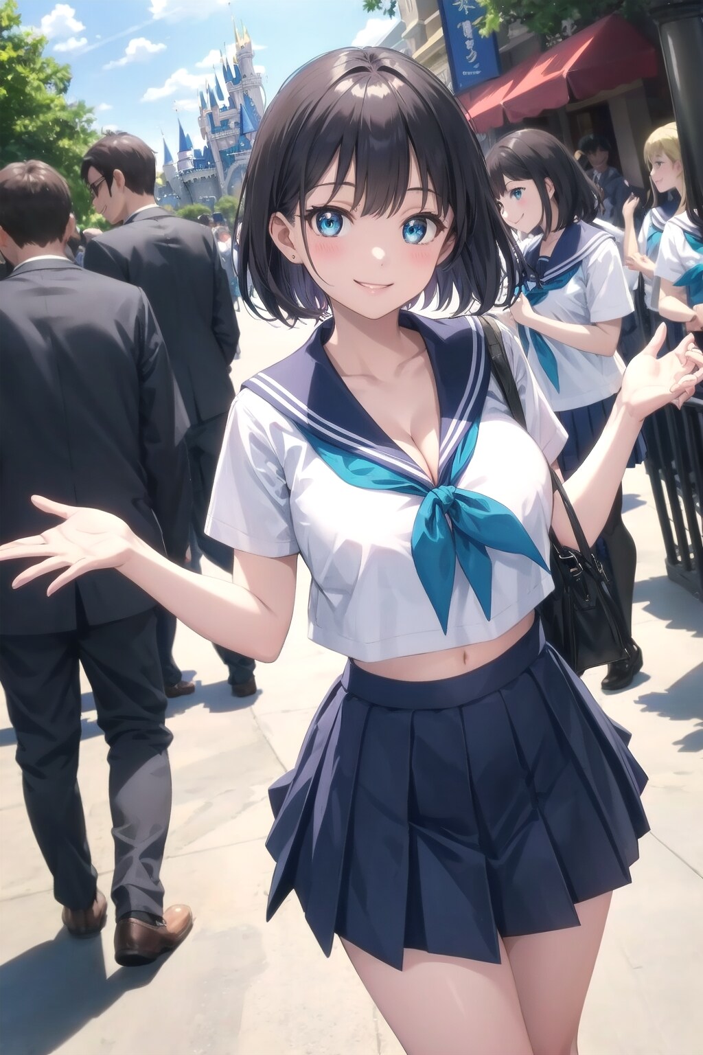 セーラー服でパーク・イン　〜制服のある風景〜