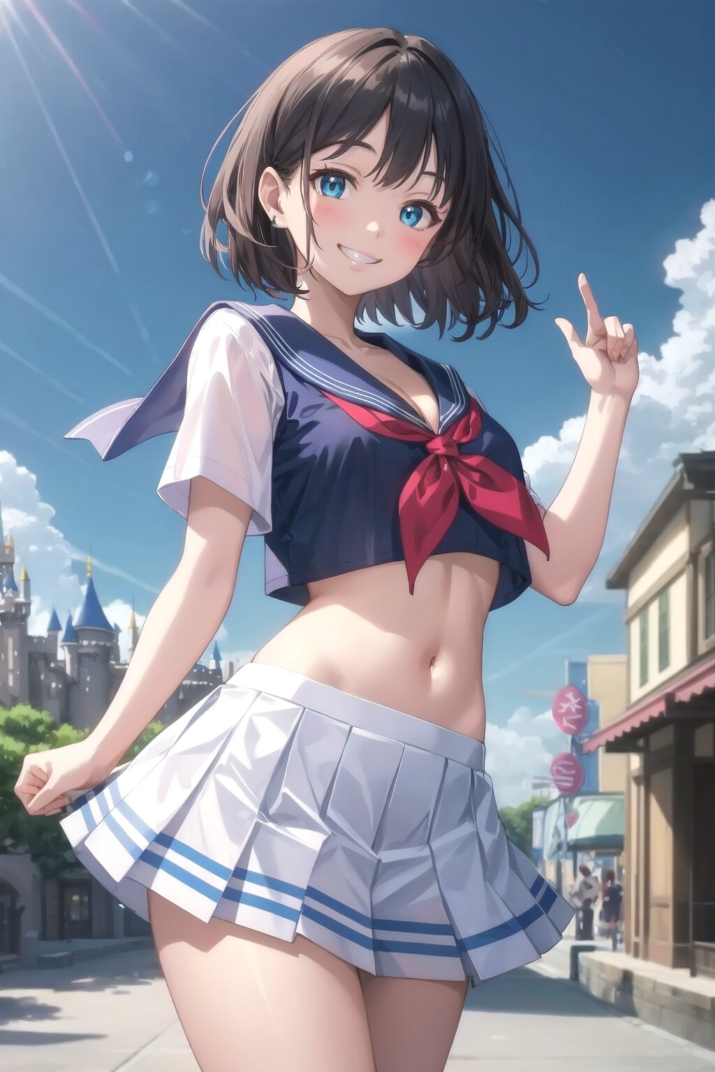 セーラー服でパーク・イン　〜制服のある風景〜