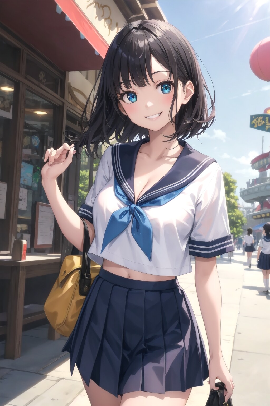セーラー服でパーク・イン　〜制服のある風景〜