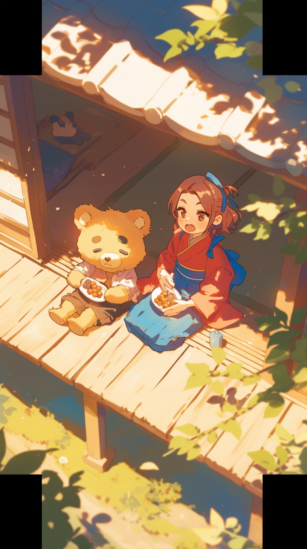 くま娘と梅干し②🐾