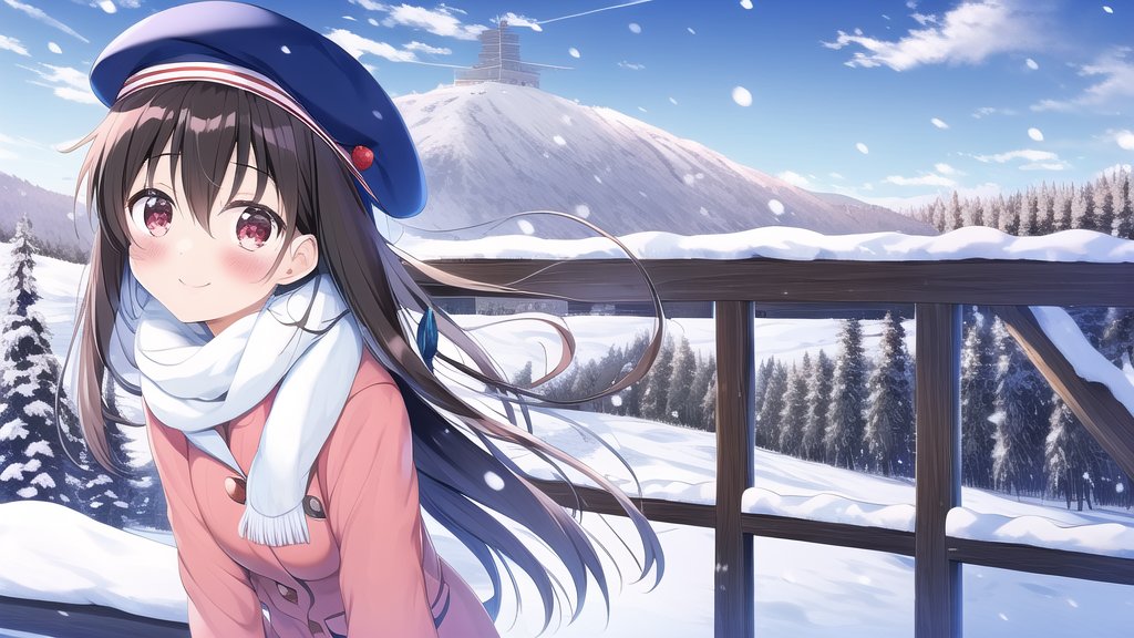 青い子