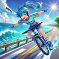 海浜サイクリング 2枚目
