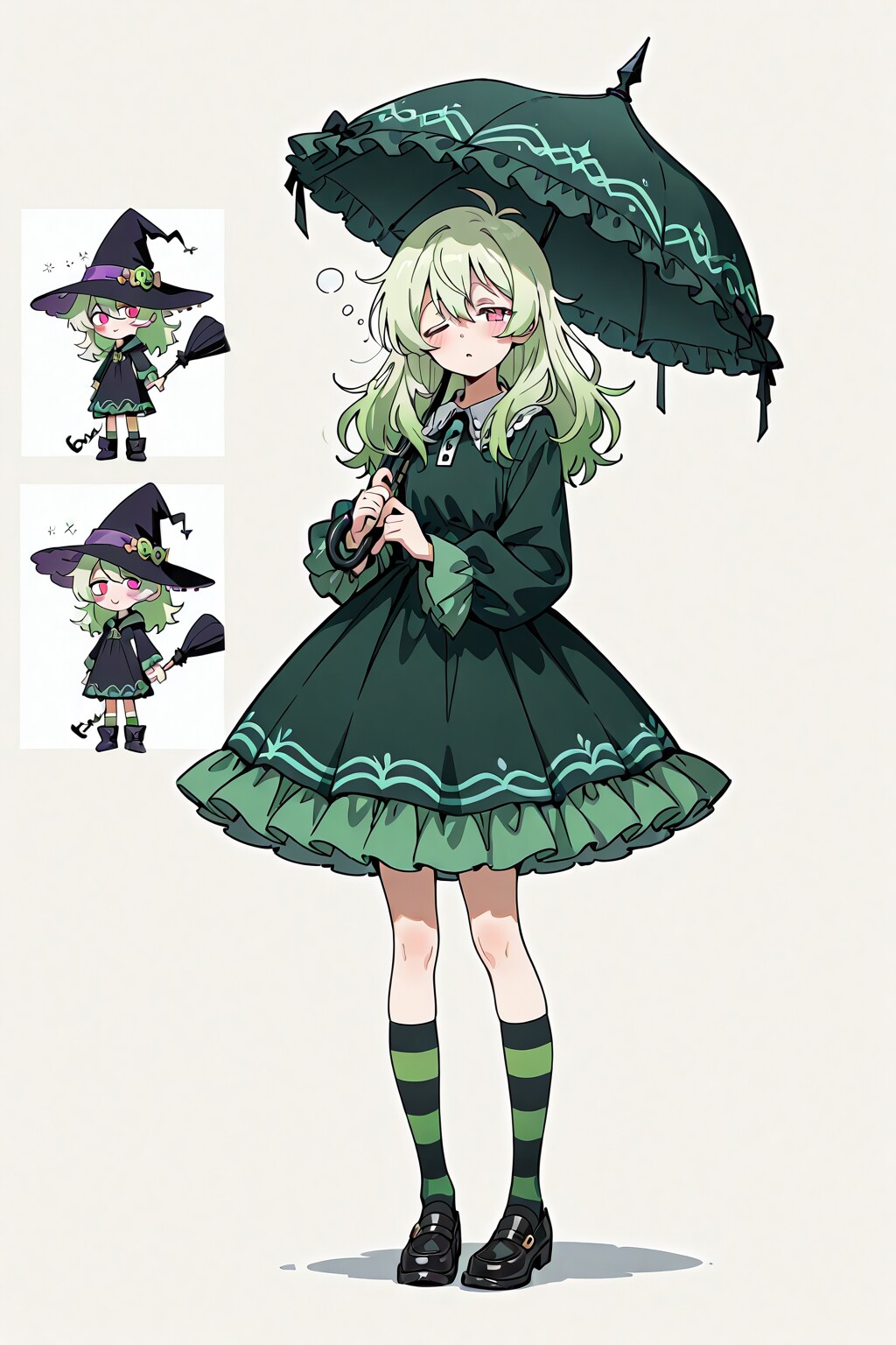 眠たげな魔女