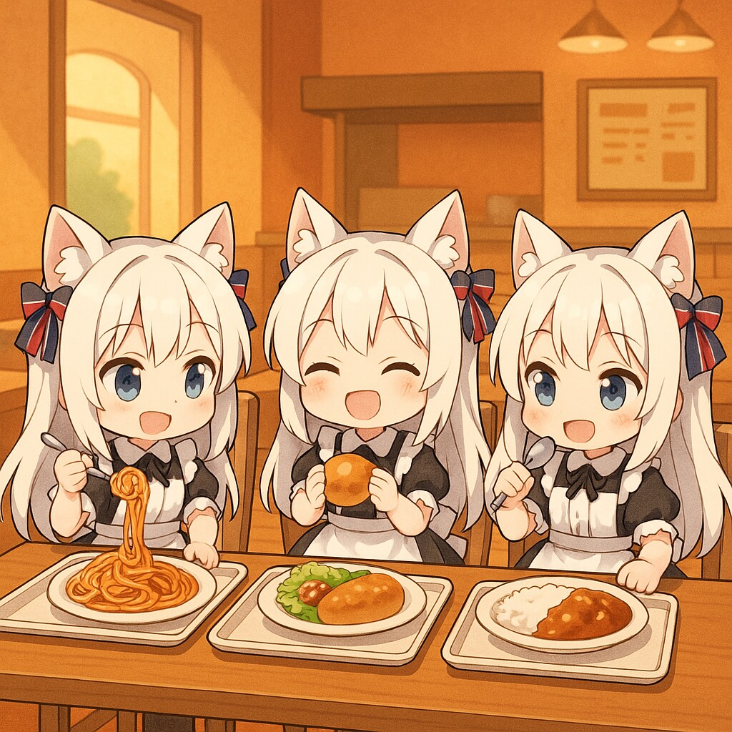 仲良しランチタイム