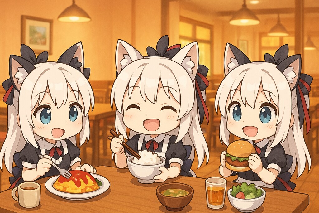 仲良しランチタイム