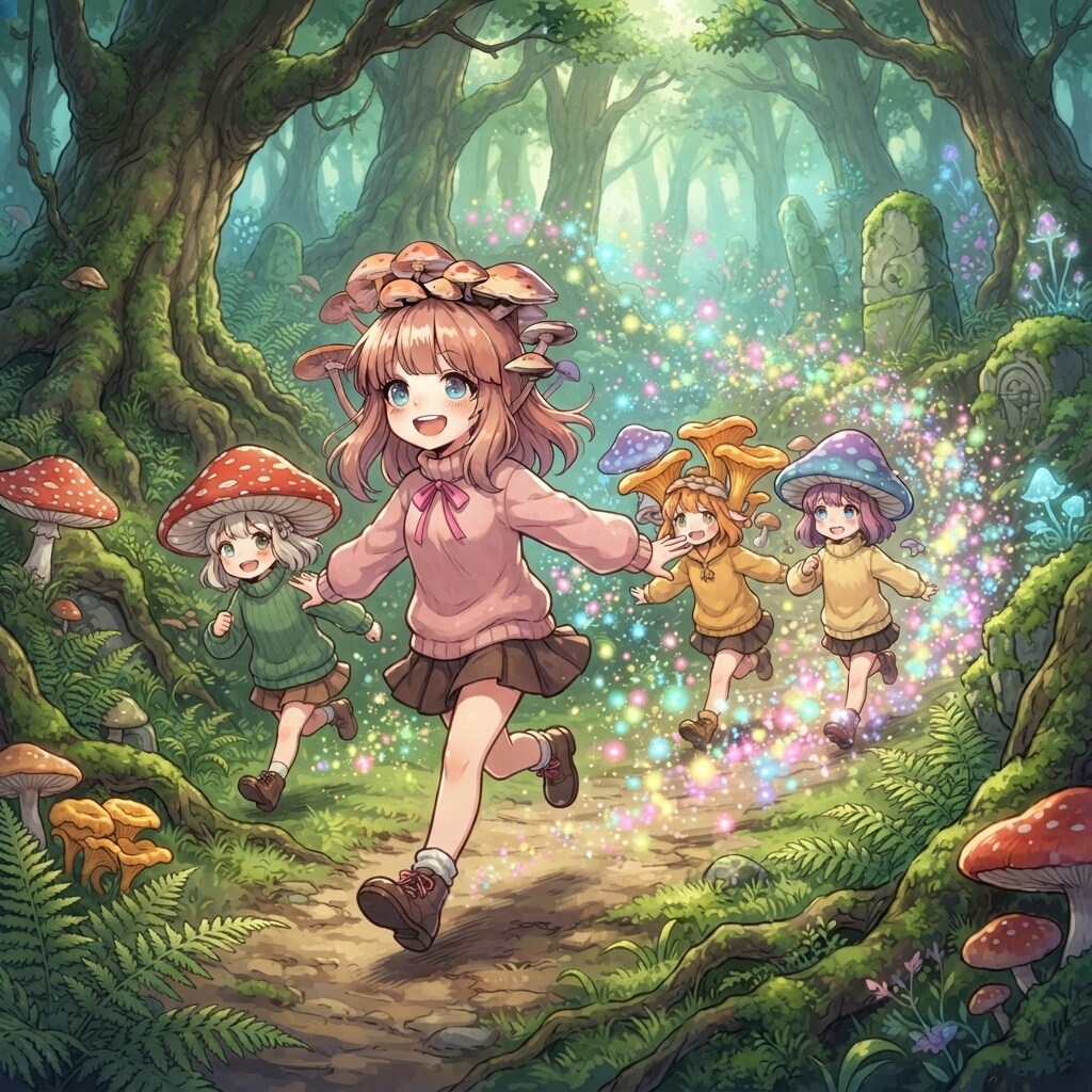 きのこの森 | の人気AIイラスト・グラビア