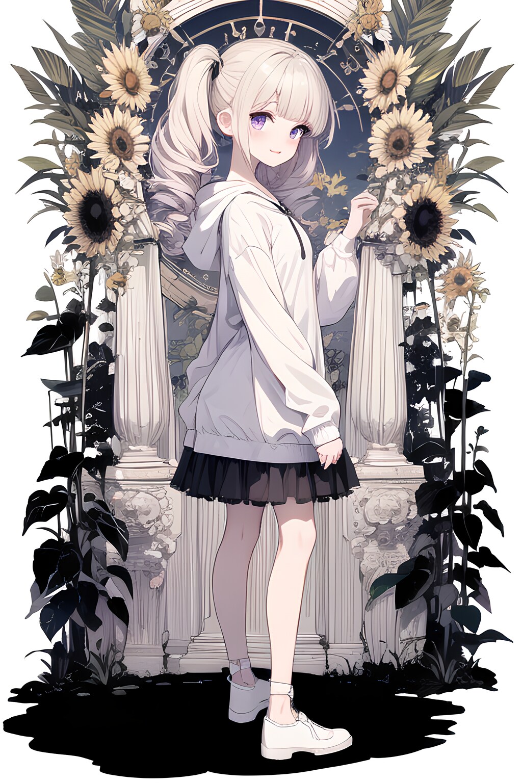 234 向日葵と少女1