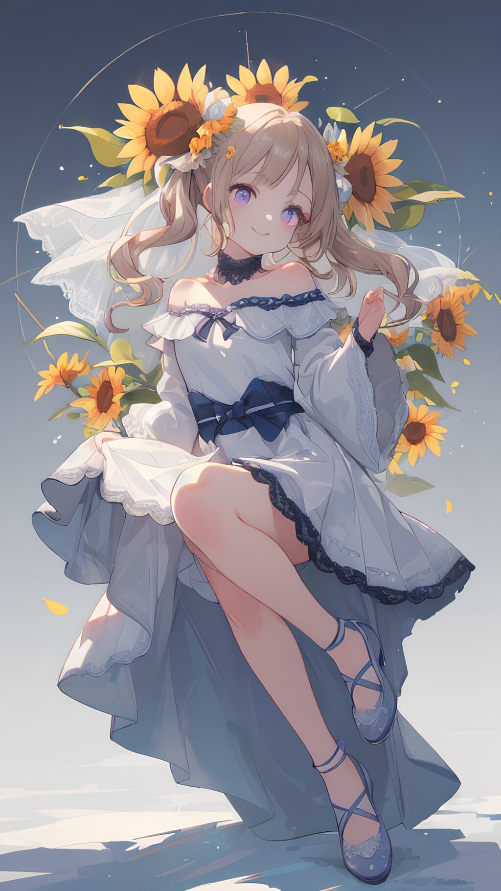 234 向日葵と少女1