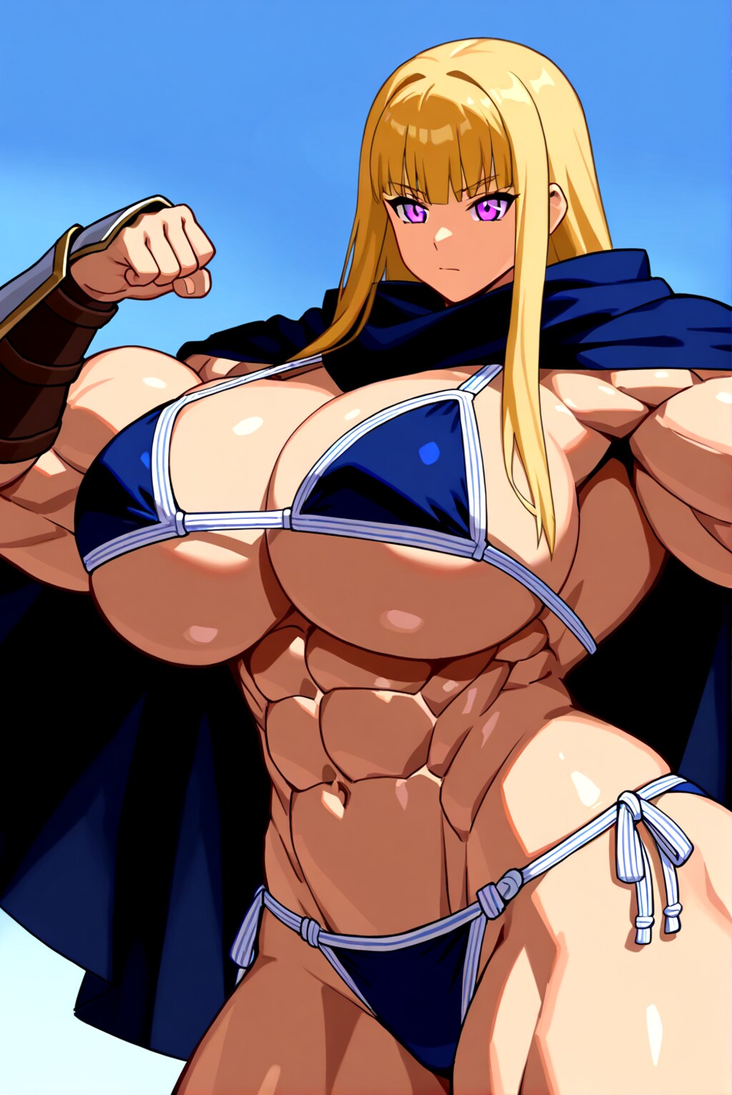 ビキニな騎士・アーマーさん：モリモリ