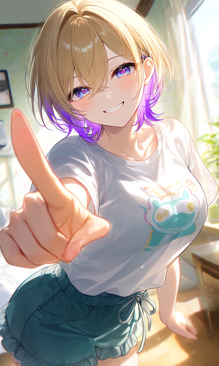 はい！指を見て～！ | の人気AIイラスト・グラビア
