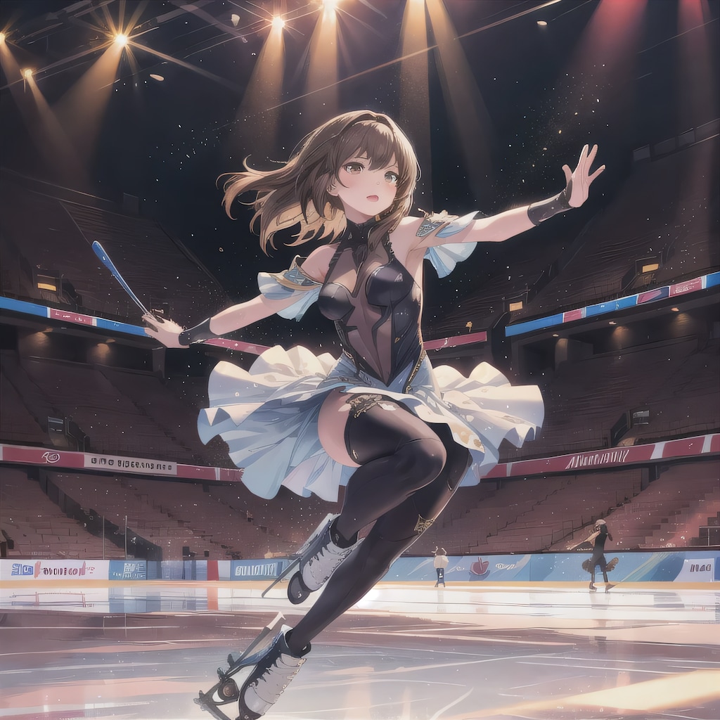 茶髪ロングでフィギュアの少女３