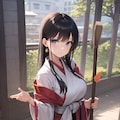 巫女さん 2枚目