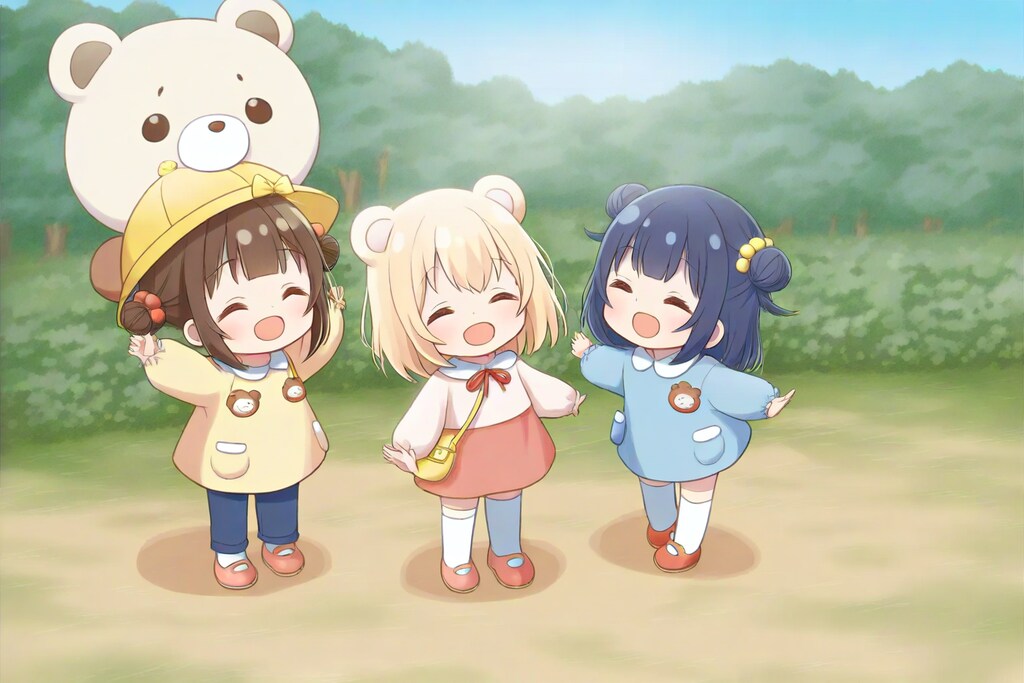 くまさん、帽子になる？