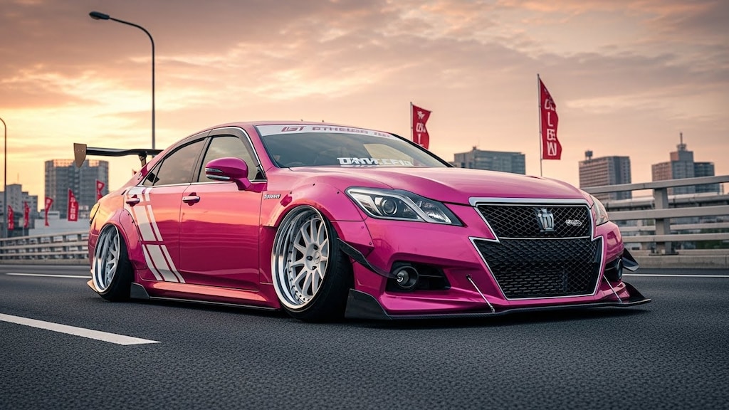 クラウンアスリートのドリ車