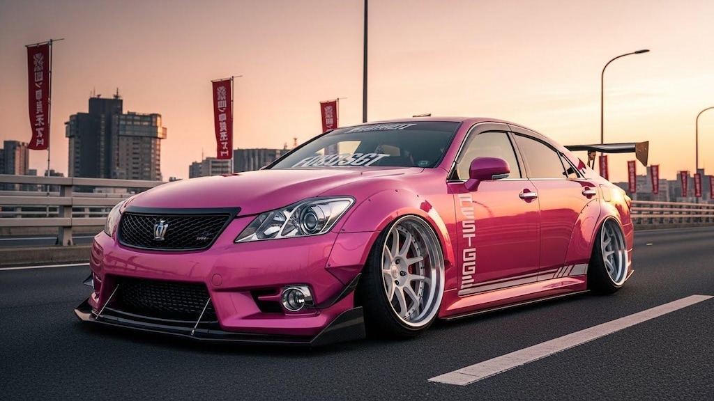 クラウンアスリートのドリ車