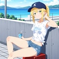 暖かくなって脚を出す 4枚目