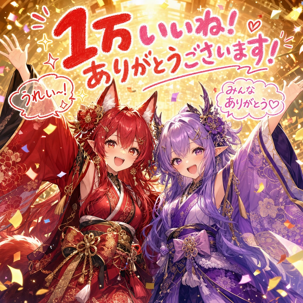 祝！1万いいね❤️