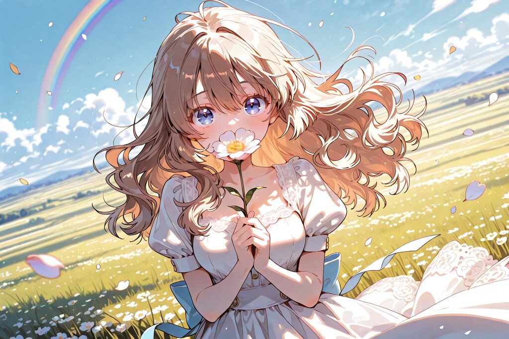 花と少女