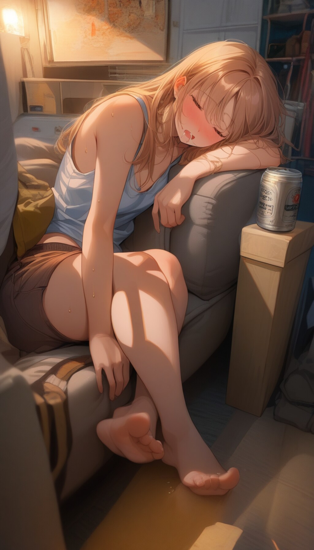 飲んで寝落ち