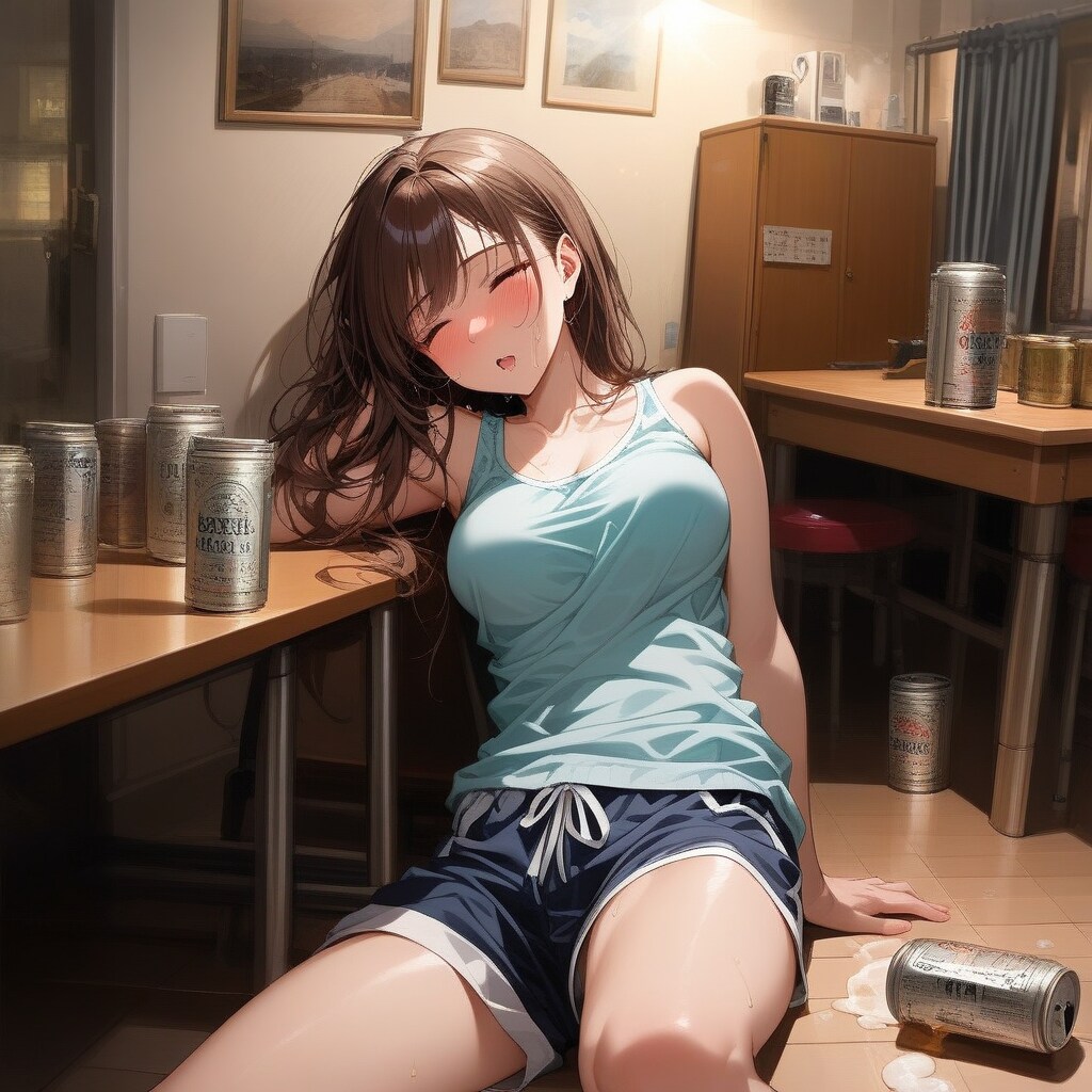 飲んで寝落ち