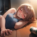 飲んで寝落ち 4枚目