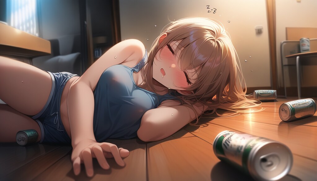 飲んで寝落ち