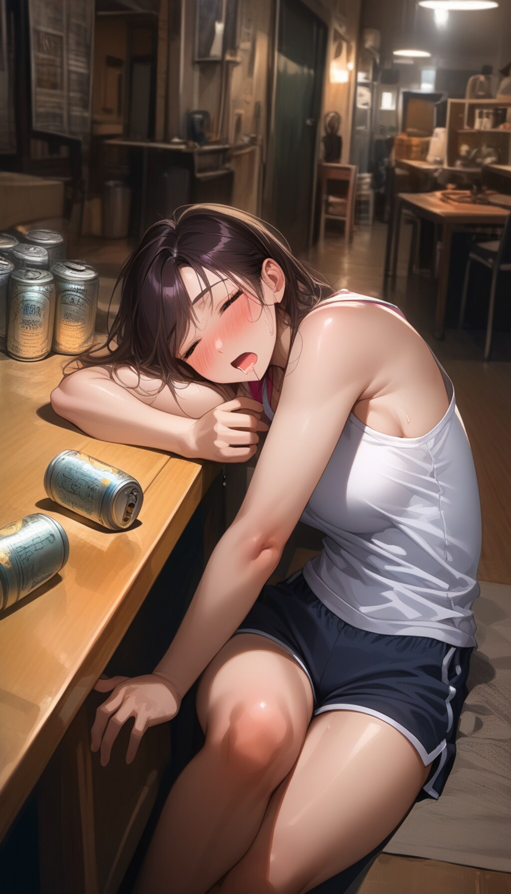 飲んで寝落ち