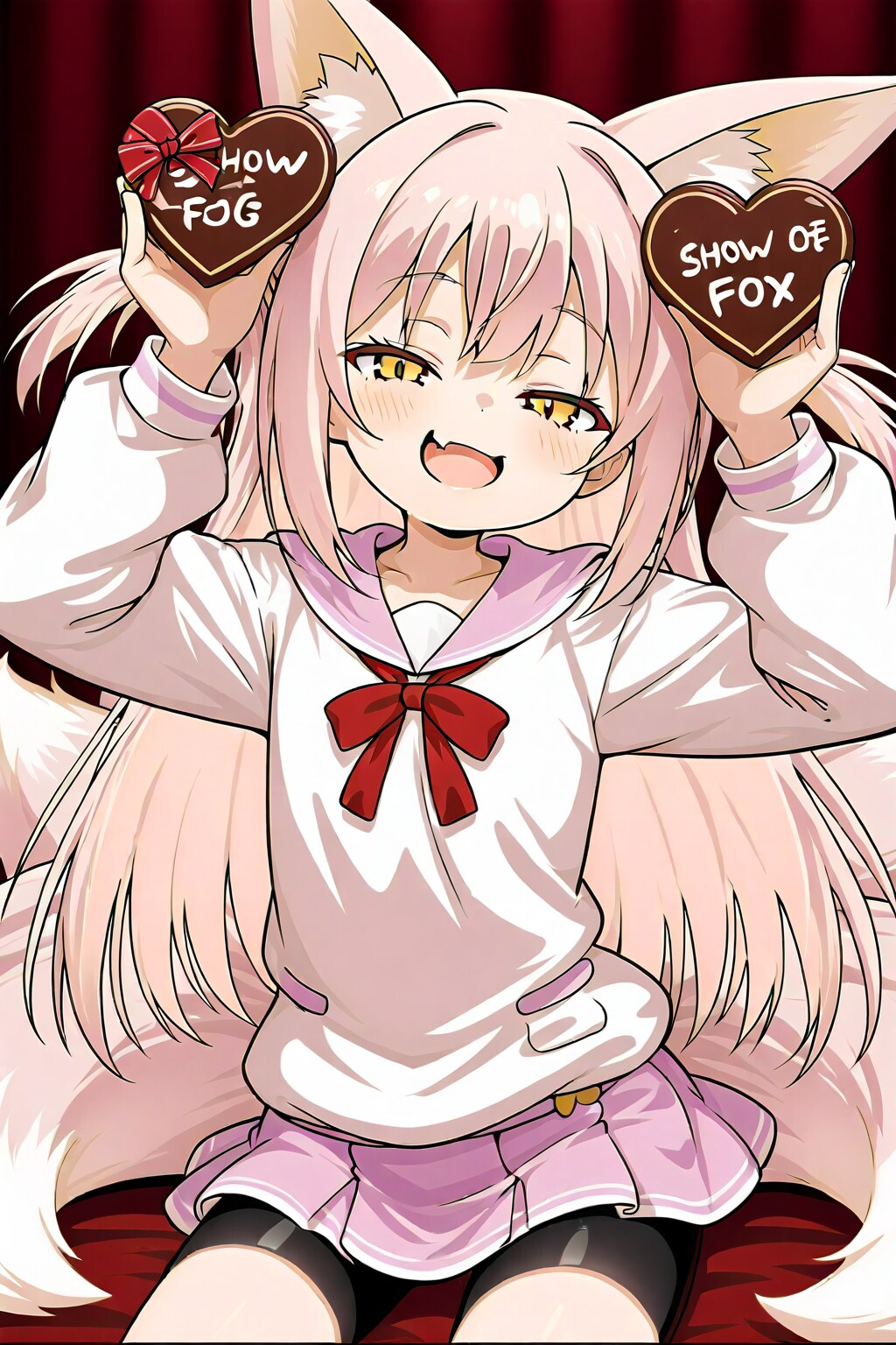 はいチョコあげた～