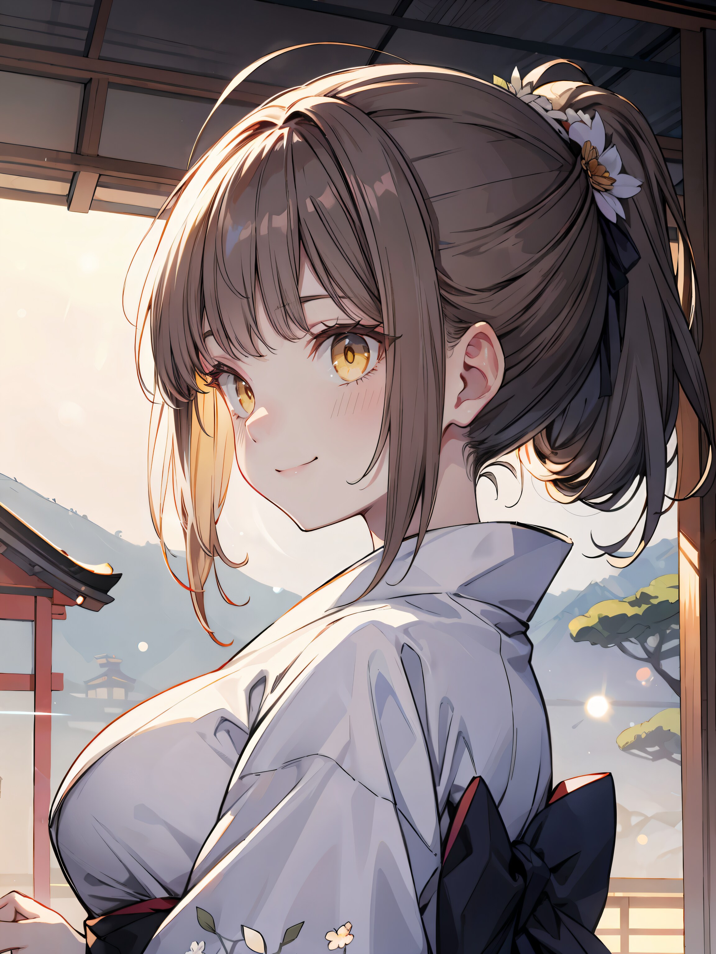 旅館の朝