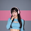 Headphone Girl 💗 3枚目