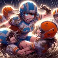 🏈泥まみれの女子アメフト 130 3枚目