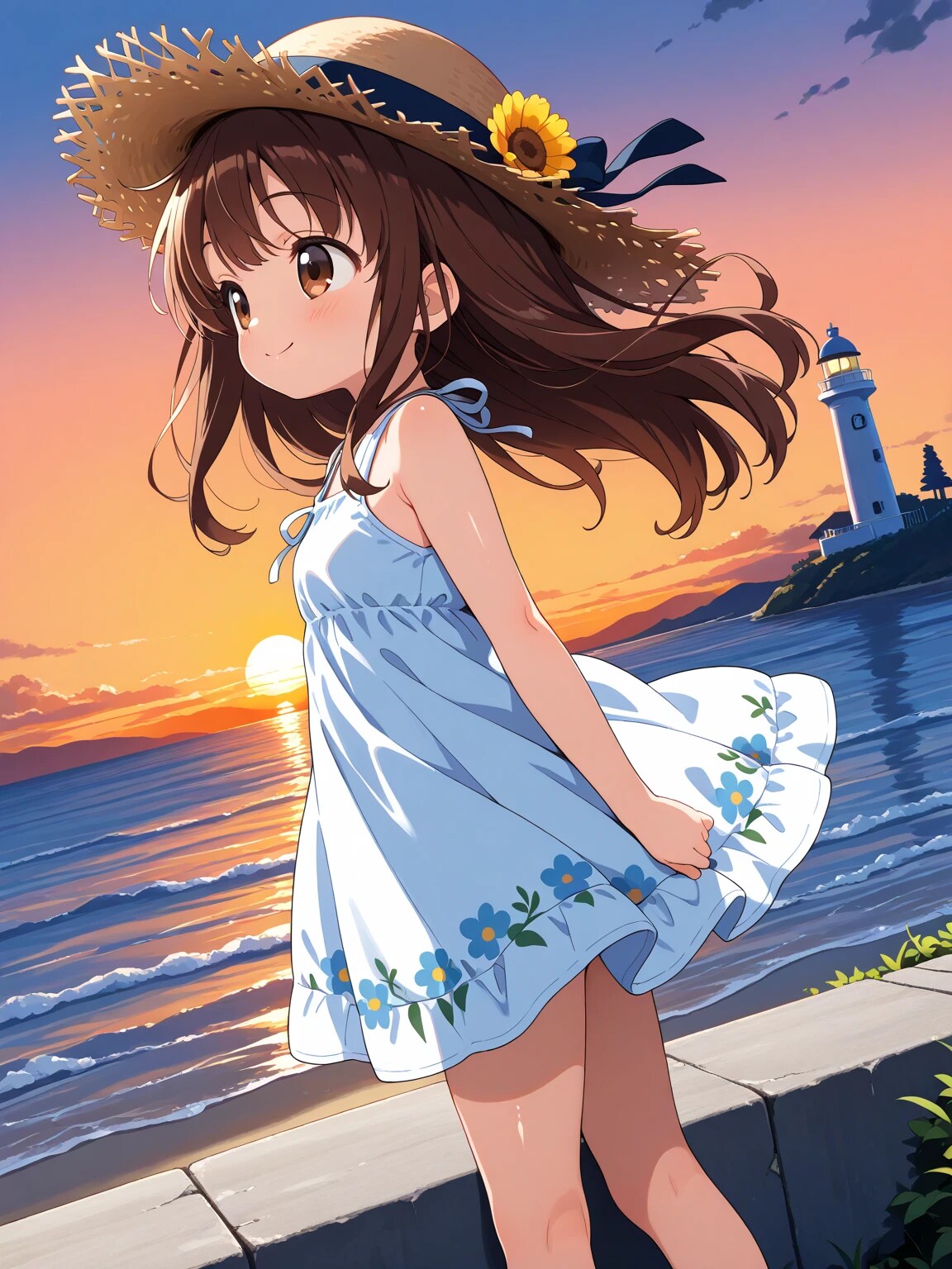 夏の夕暮れ
