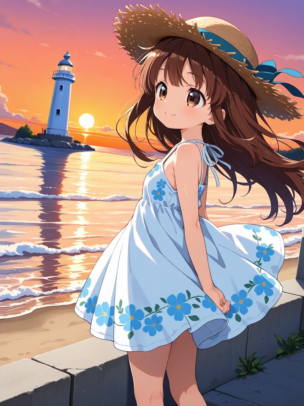夏の夕暮れ