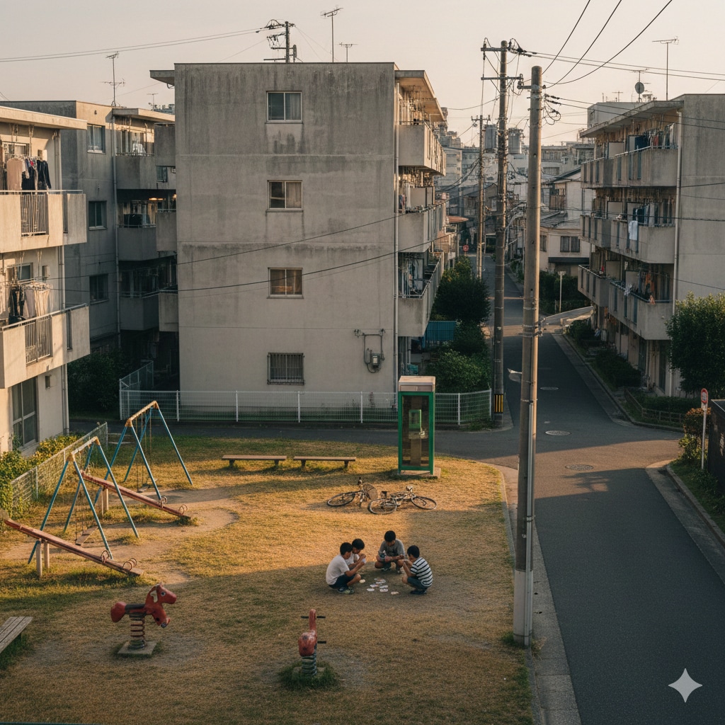 自転車を停める（倒す）