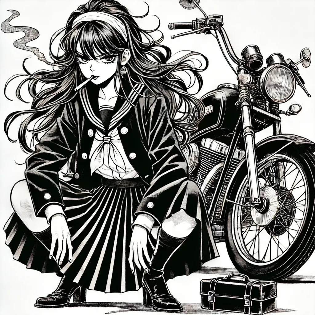 特攻隊長　学ランセーラーのお雅