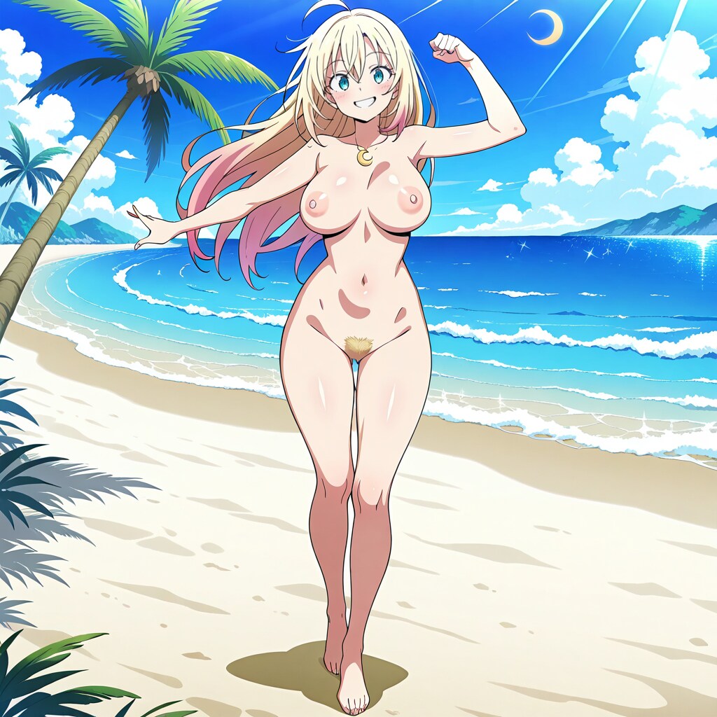 ヌーディストビーチに来たわよ