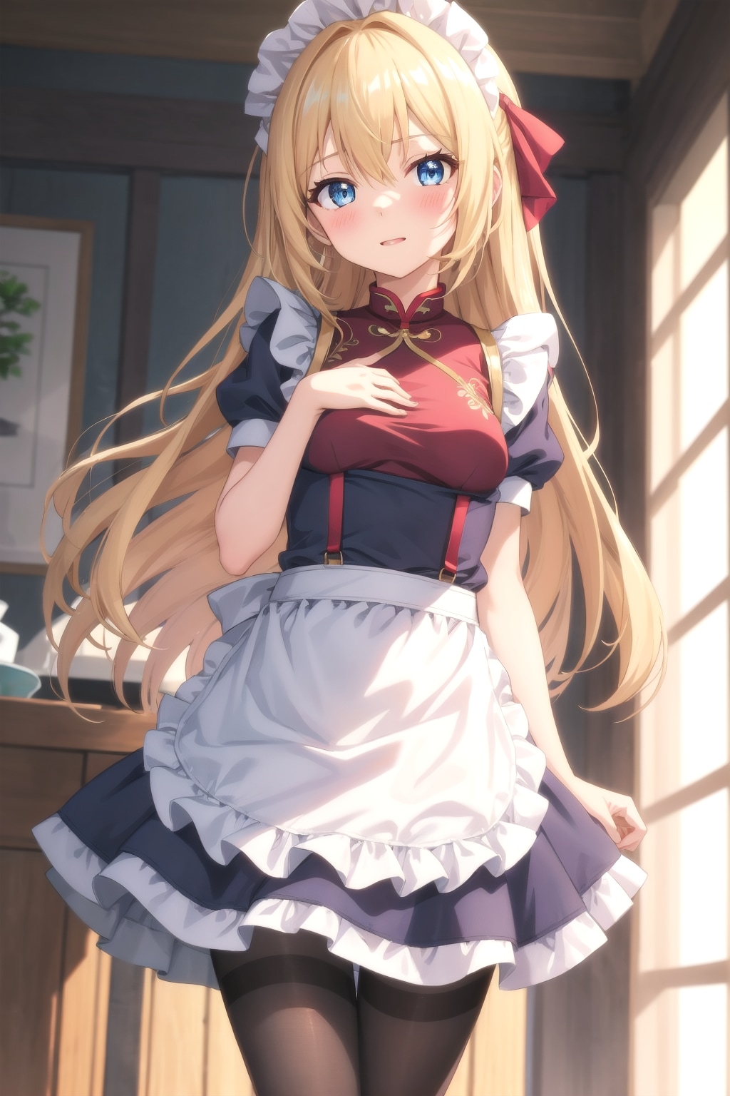 中華エプロンの愛梨紗ちゃん